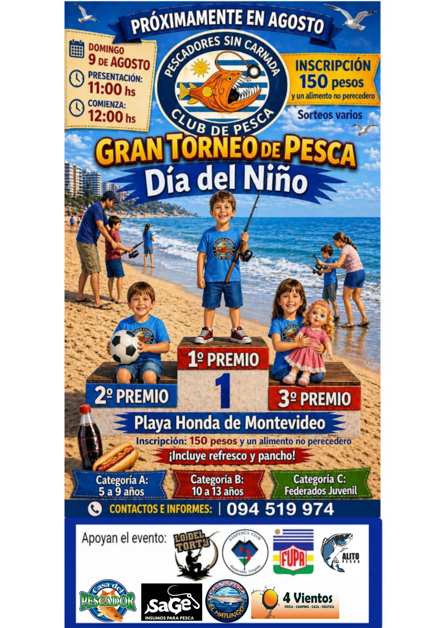 Gran Torneo de Pesca Día del Niño